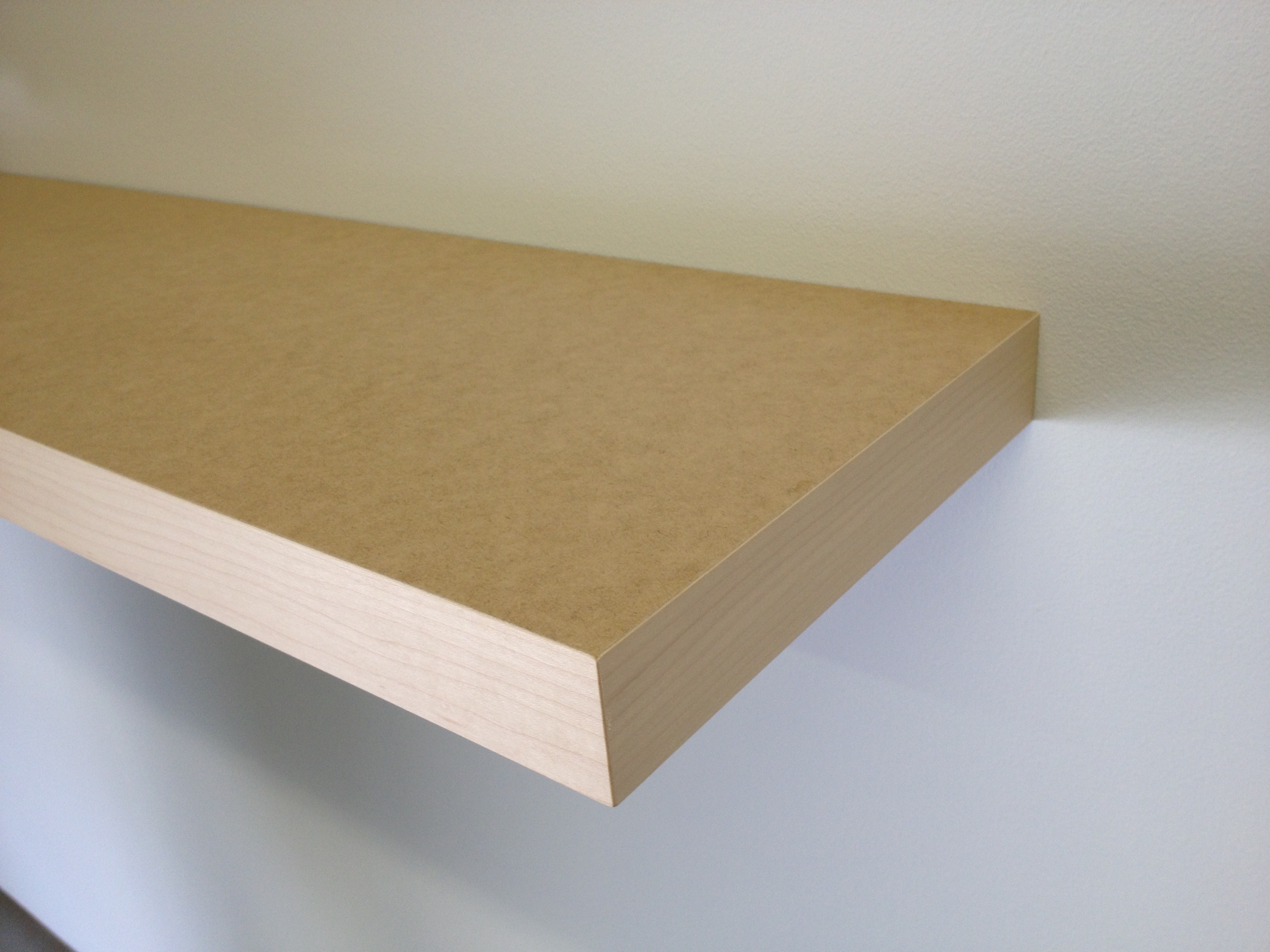 MDF paint ready floating shelf